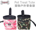 Diseño de camuflaje Pet Dog Treat Dispenser Treat Bag Bolsa de entrenamiento para perros al aire libre